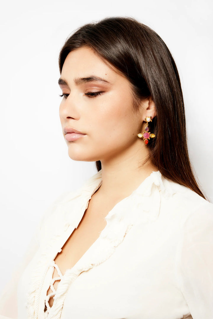 Medicis II Multicolor Drop Earrings