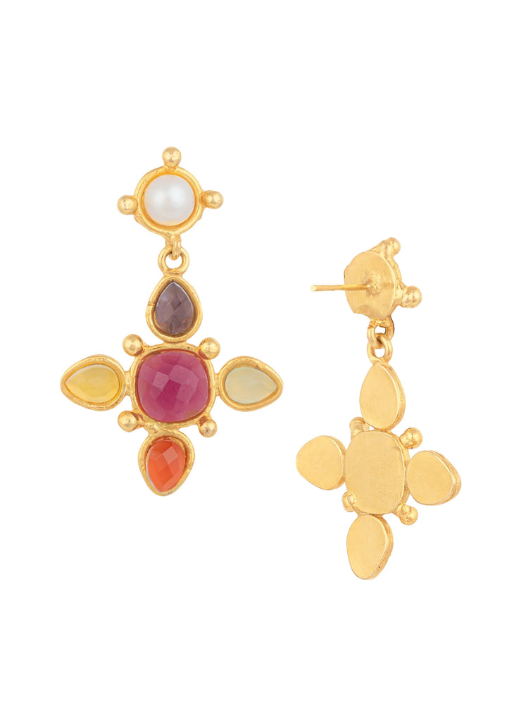Medicis II Multicolor Drop Earrings