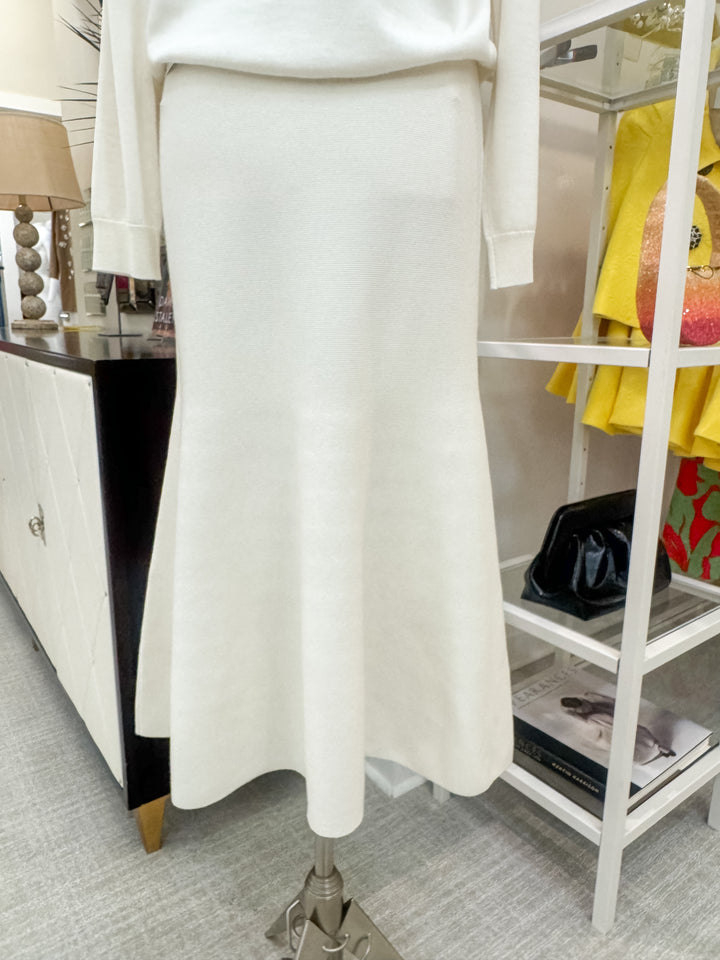 Kasey Midi Skirt - Ivory