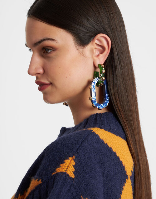 Nefertiti Double Earrings - More Colors Available