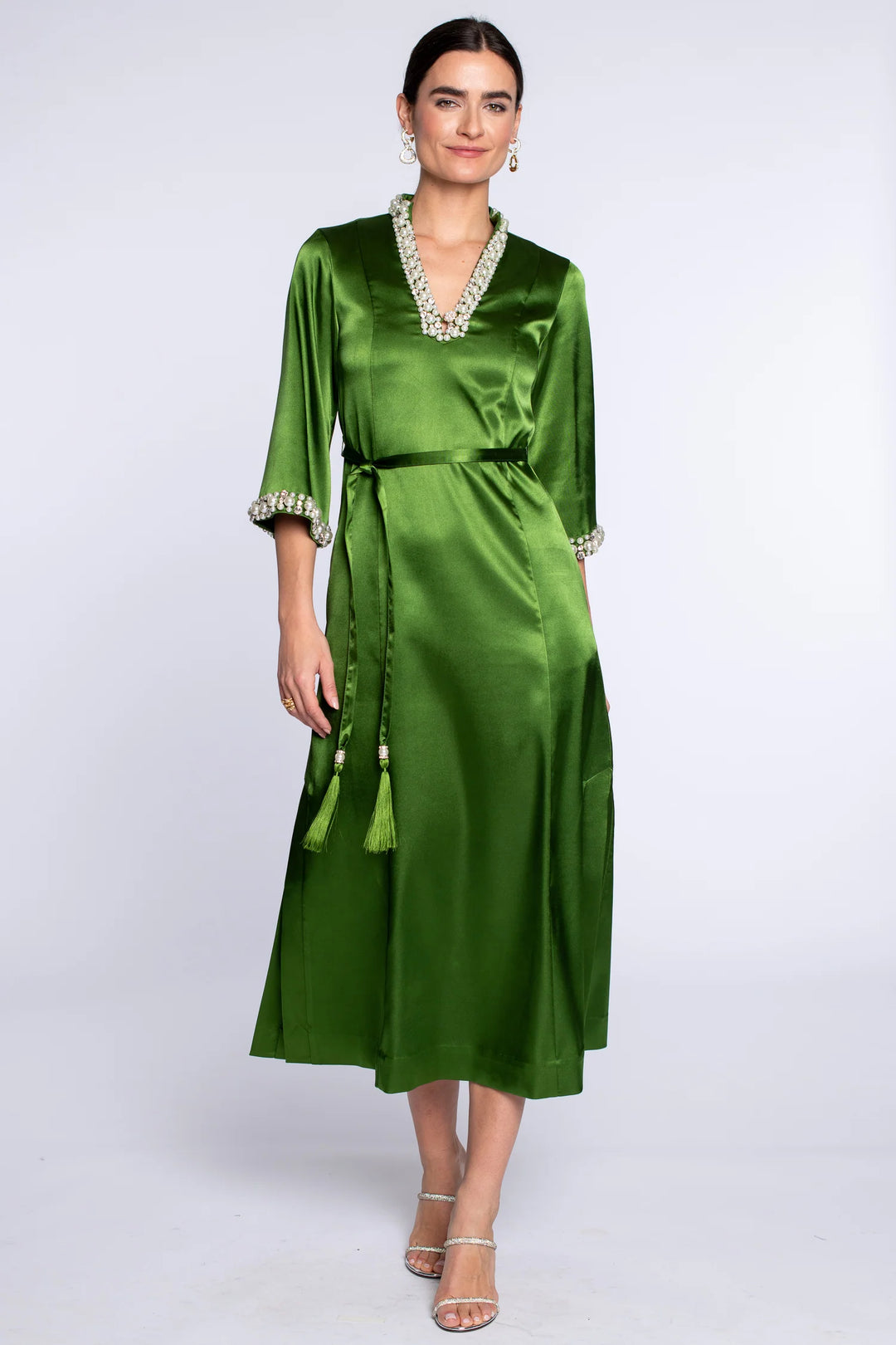 Talia Dress - Emerald