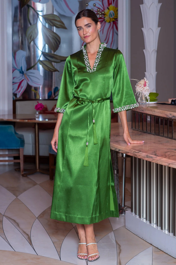 Talia Dress - Emerald