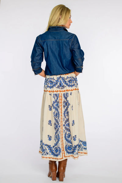 CARTER TOP - Denim