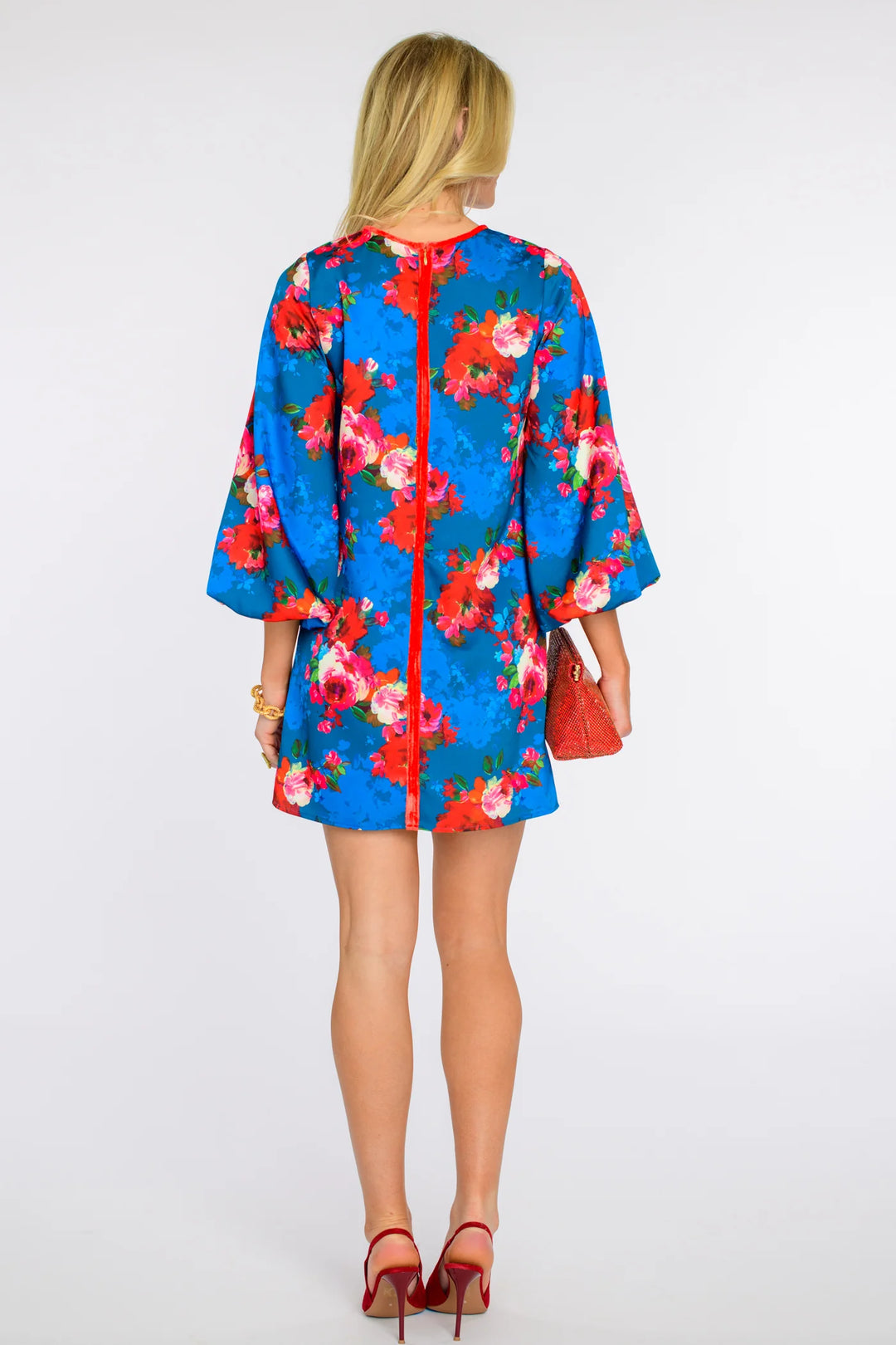 London Dress - Holiday Chintz Teal