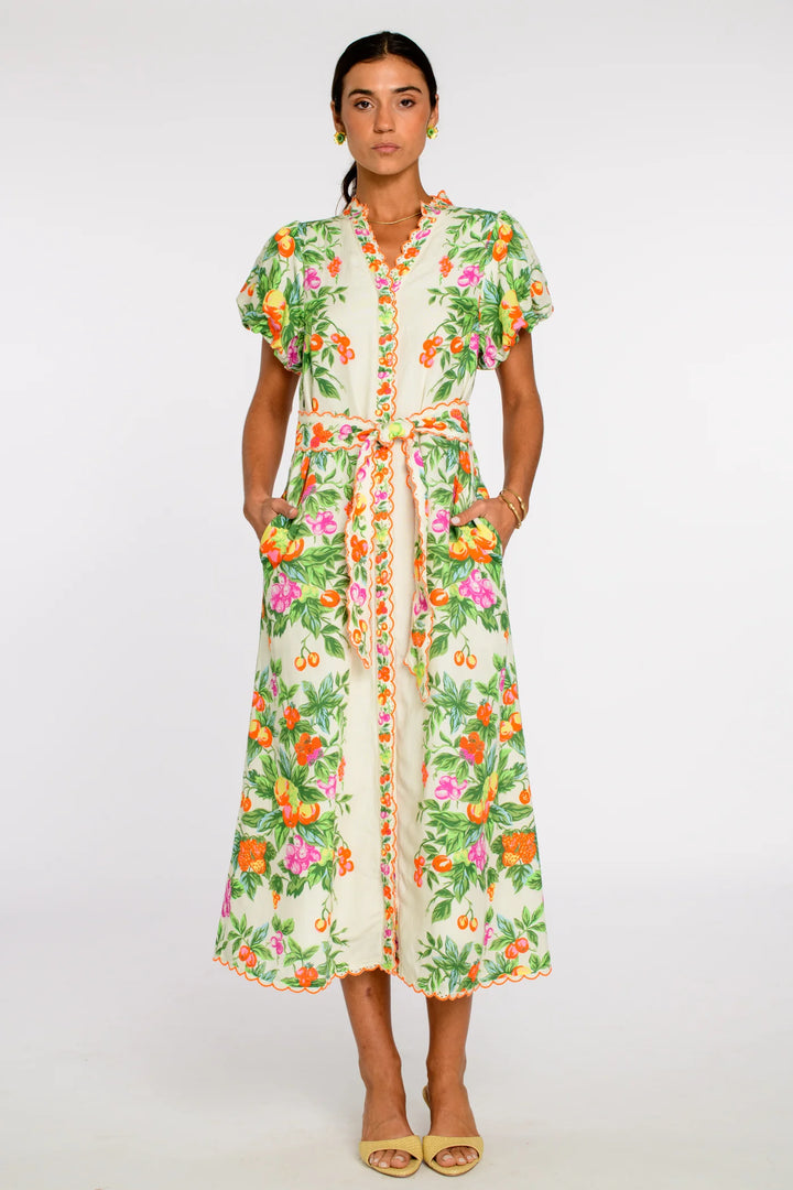Carlisle Dress - Green Multi