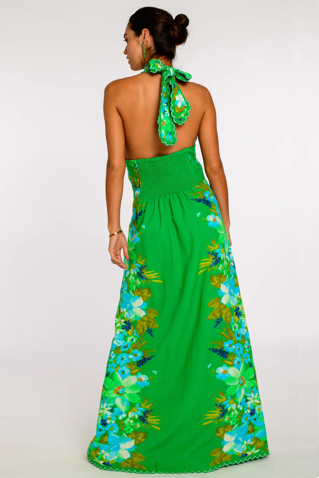 Aubrey Dress - Hula Green