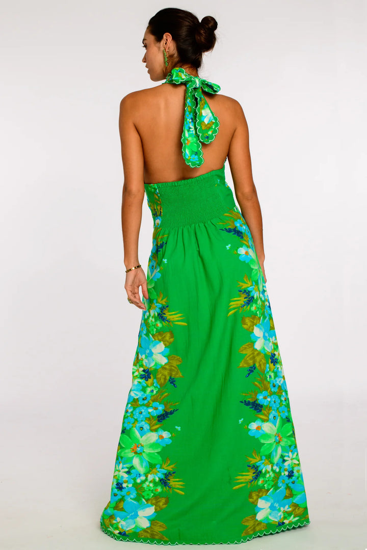 Aubrey Dress - Hula Green