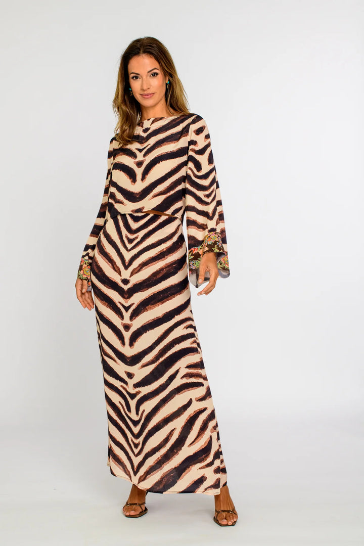 Gia Top - Brown Zebra