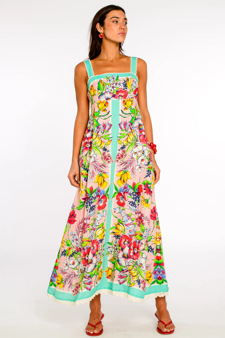 Annalisa Dress - Vintage Scarf