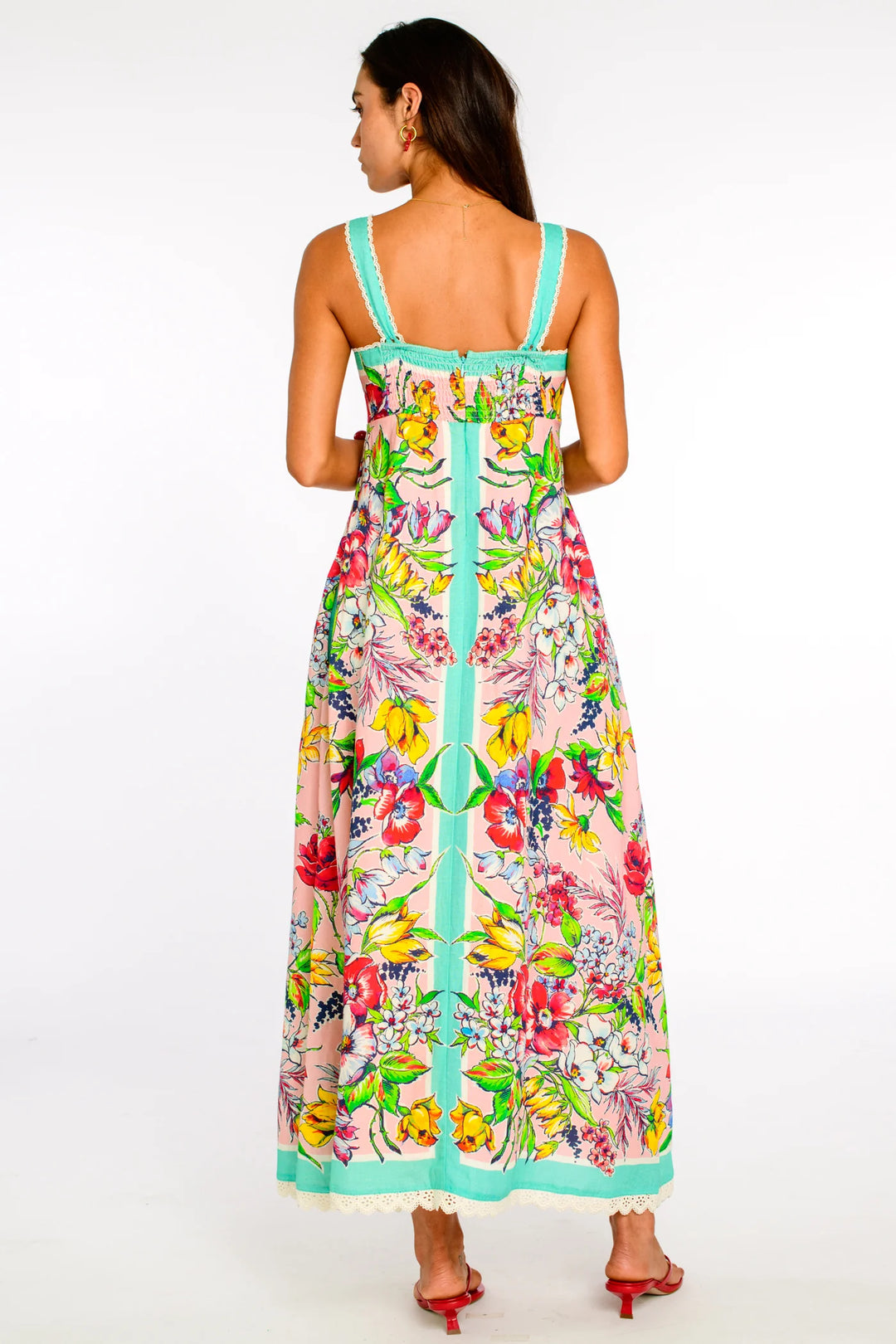Annalisa Dress - Vintage Scarf