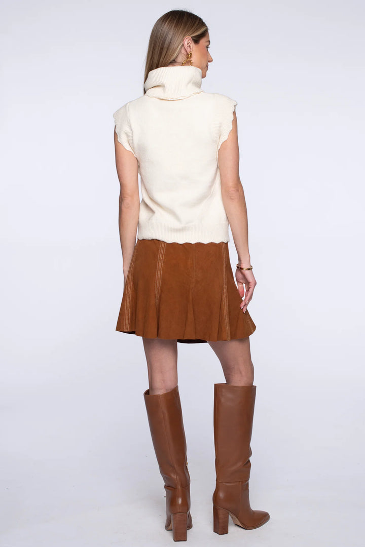 Maya Mini Skirt - Tan