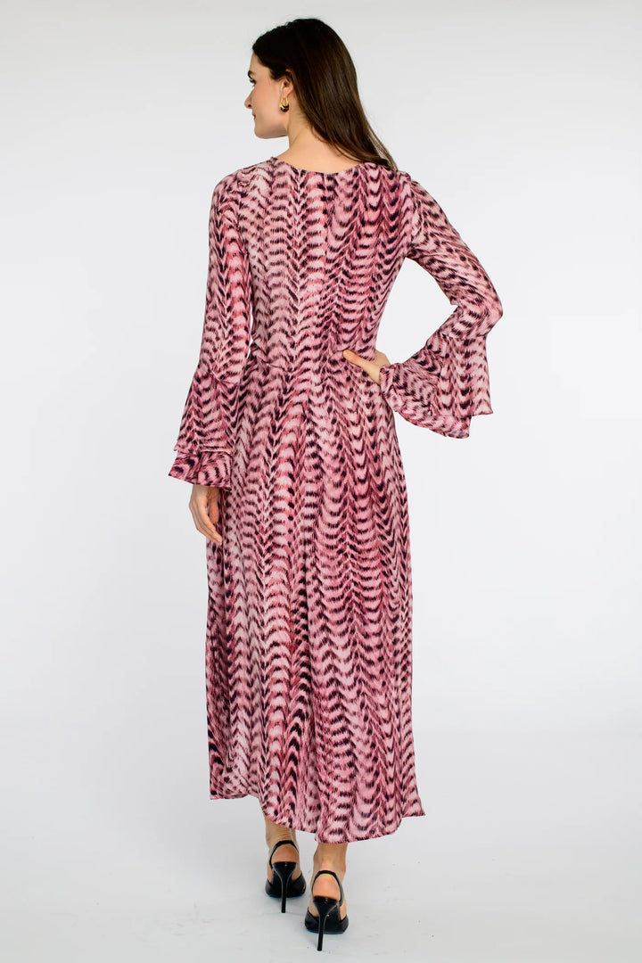 Lennon Dress - Abstract Zig Zag