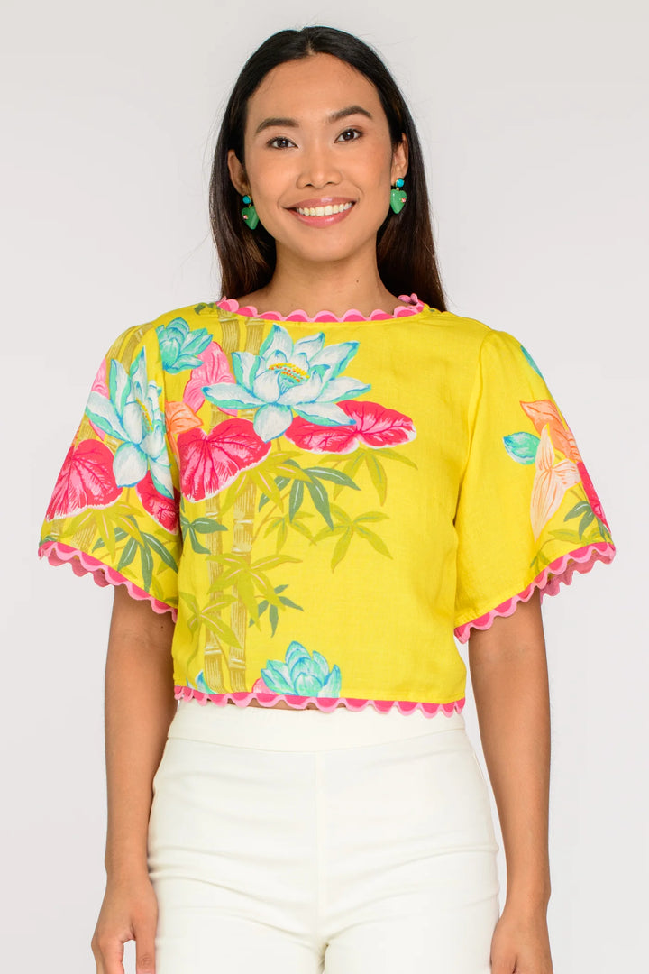 Paloma Top - Tropical Bamboo