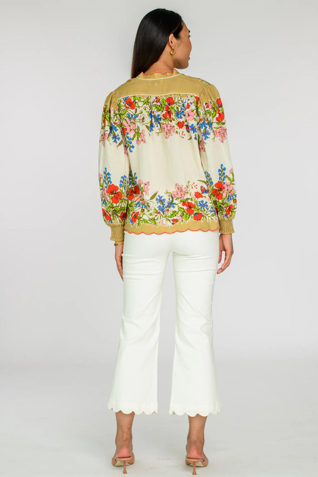 Emily Top - Red Multi