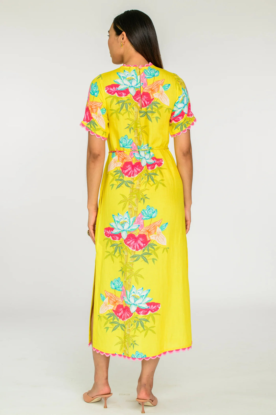 Tess Midi Dress - Tropical Bamboo