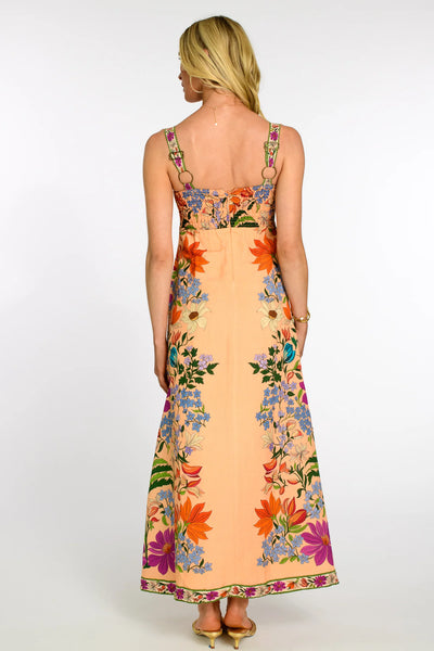 Annalisa Dress - Tapestry Peach
