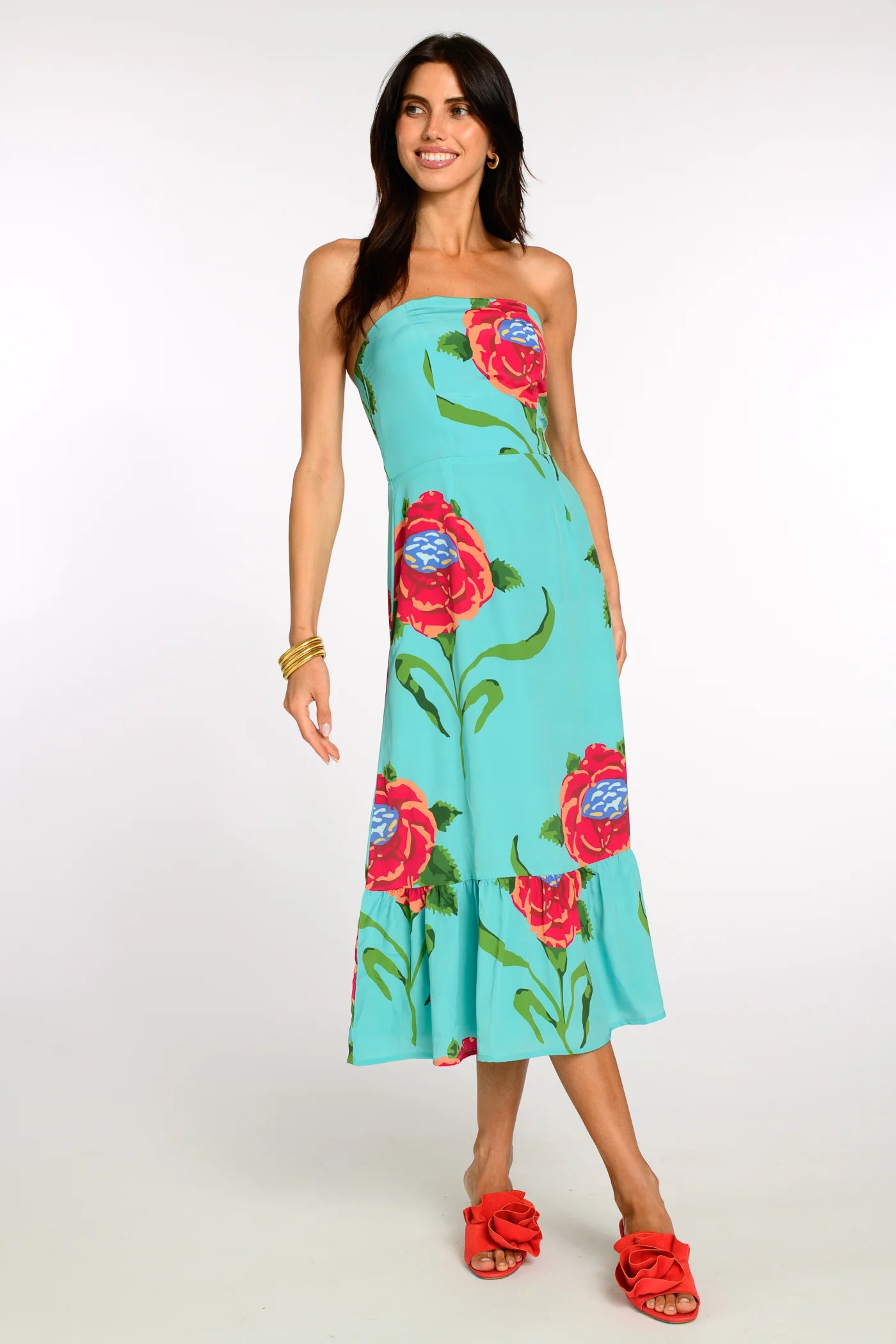 Grace Dress - Large Roses