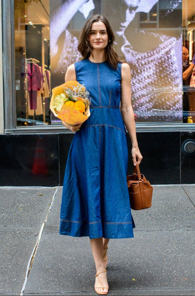 CLAIRE DRESS - Denim