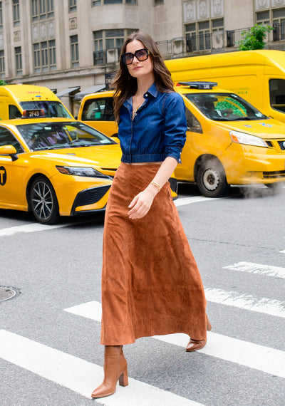 CARTER TOP - Denim
