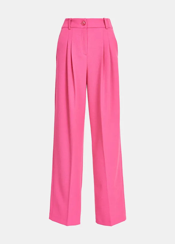 Bright Pink Tailored Pants