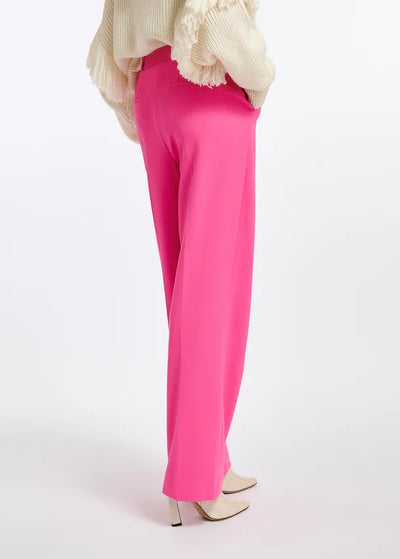 Bright Pink Tailored Pants