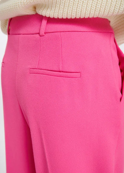 Bright Pink Tailored Pants