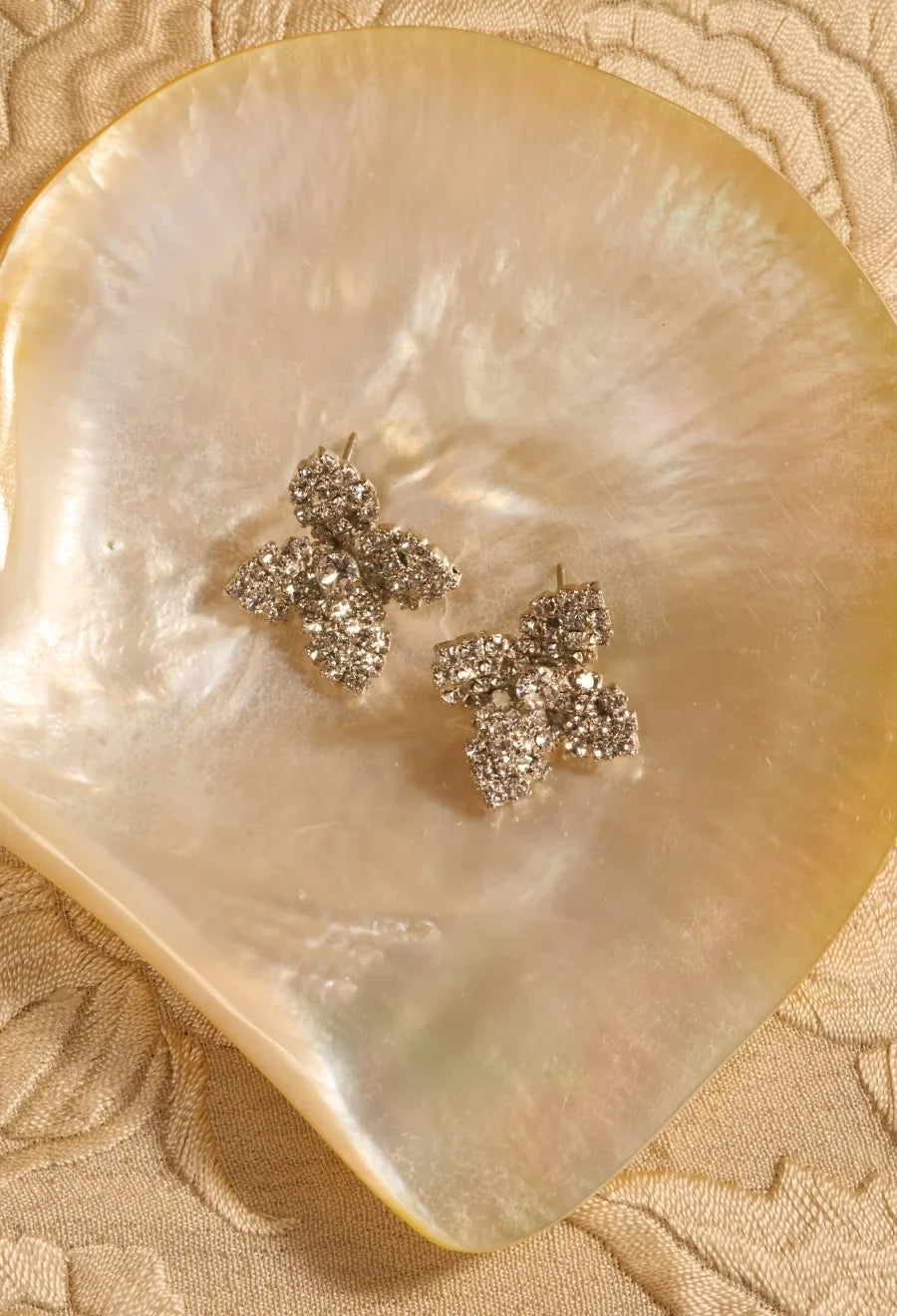 Fiona Earrings - Crystals