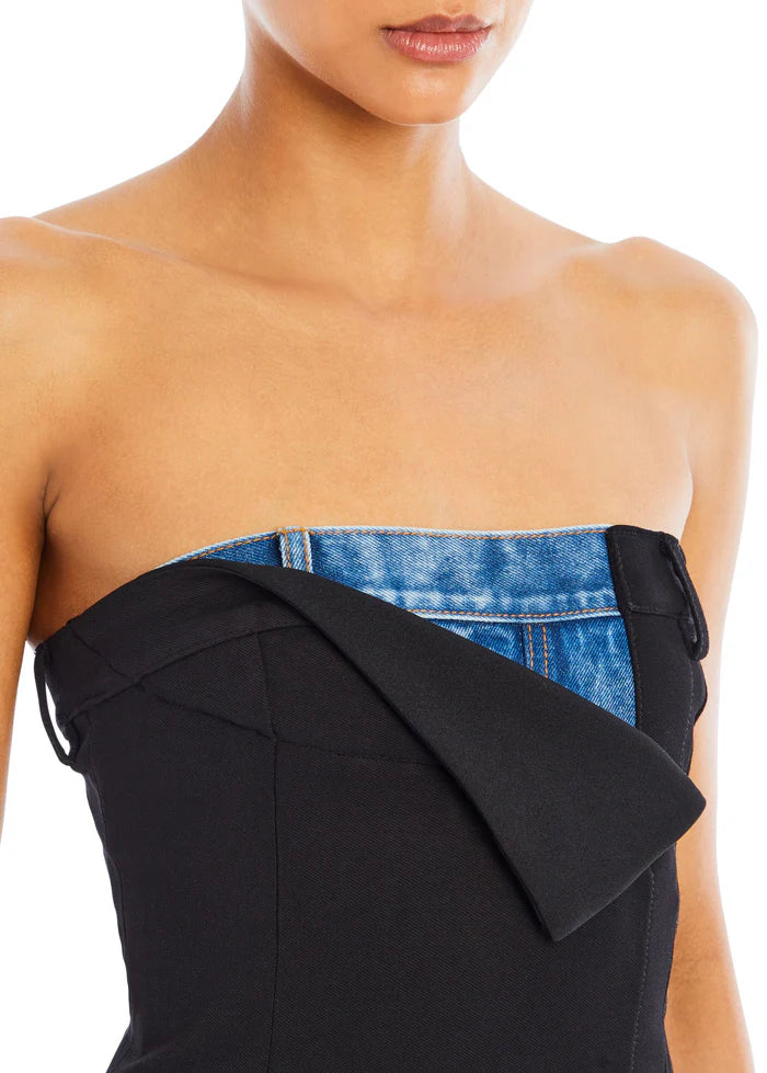 Josefine Dress - Black/Denim