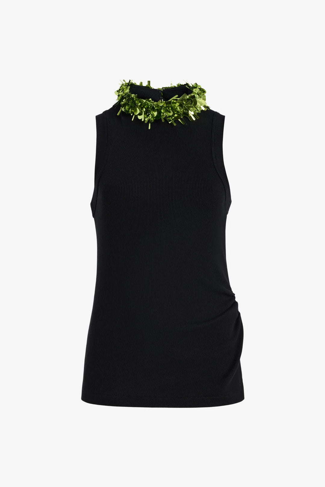 Brandon Maxwell Embellished Tank Top