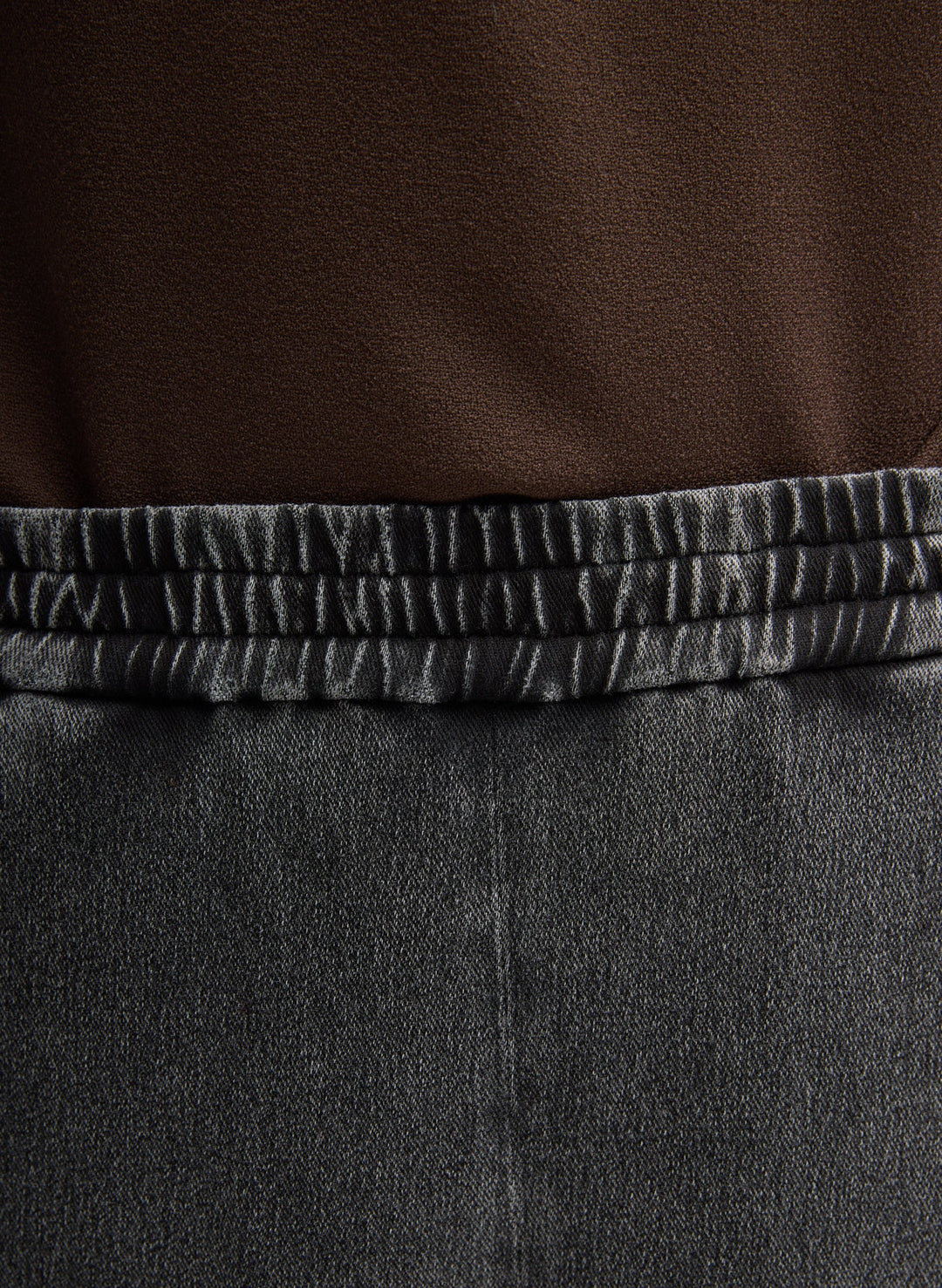 Stretch Denim Knit Winslow Pant - Black