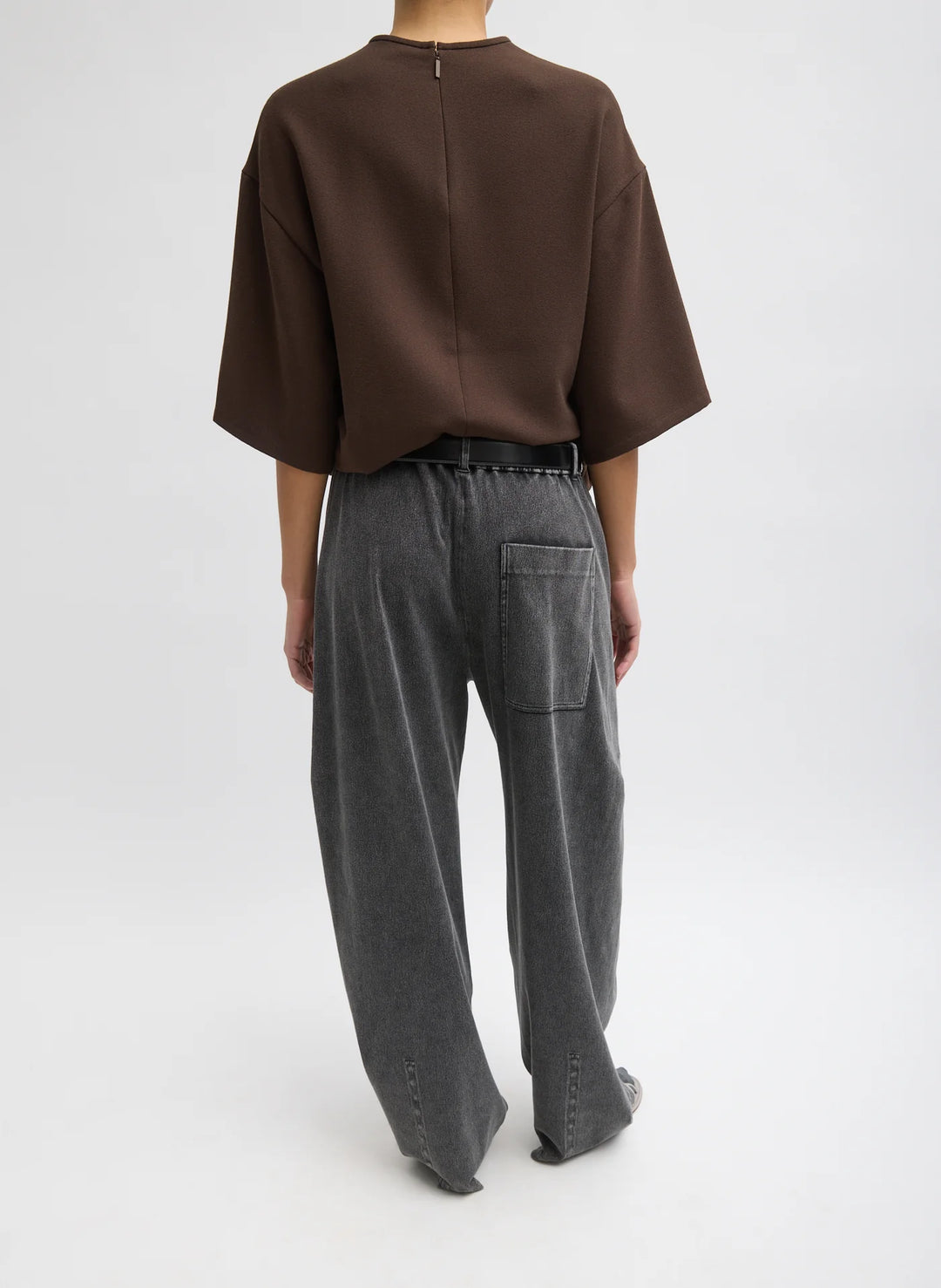 Stretch Denim Knit Winslow Pant - Black