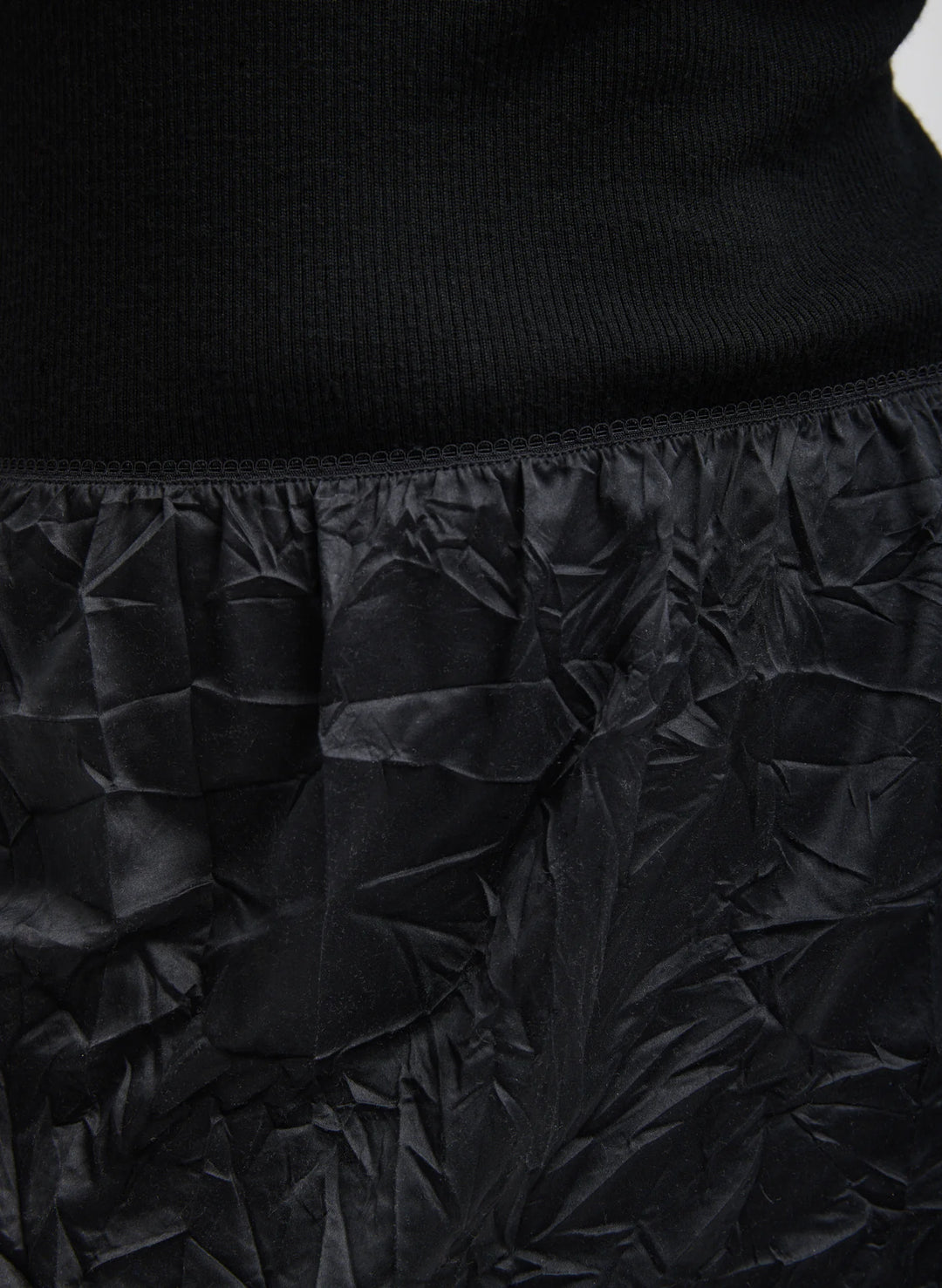 Tech Crush Slip Skirt - Black