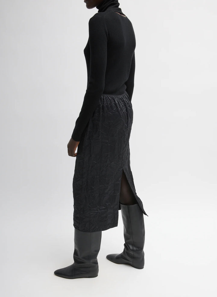 Tech Crush Slip Skirt - Black