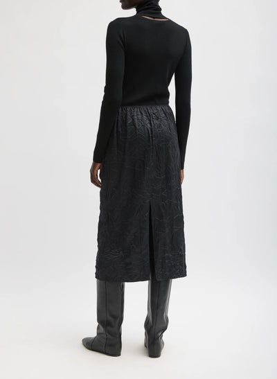 Tech Crush Slip Skirt - Black