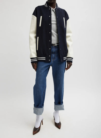 Selvage Denim Alec Slouch Jean - Dark Denim