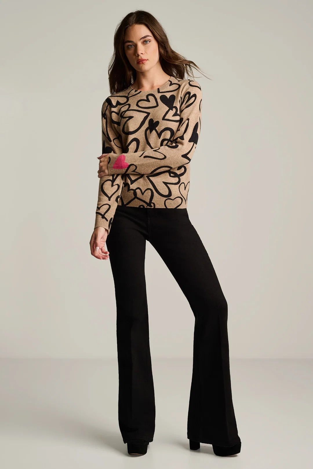 Crazy Love Sweater  - Black Multi