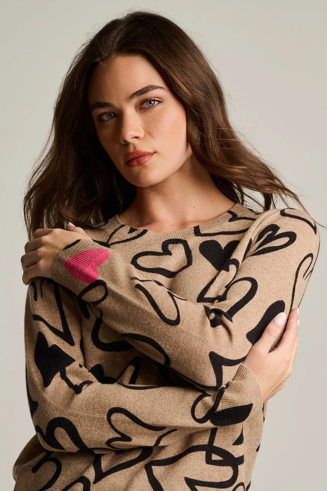 Crazy Love Sweater  - Black Multi