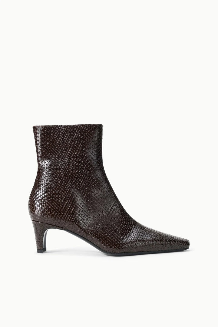 Wally Ankle Boot - Espresso Snakeskin
