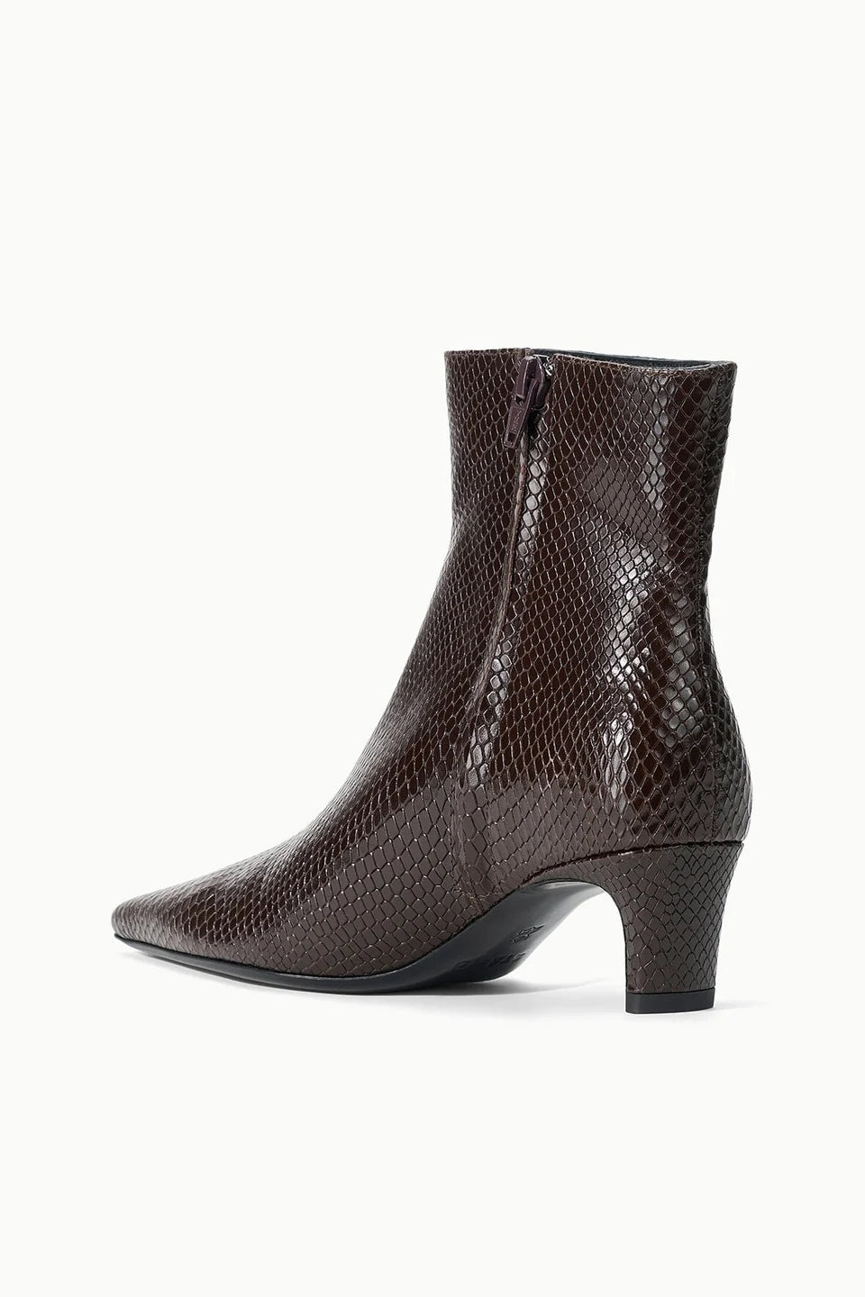 Wally Ankle Boot - Espresso Snakeskin