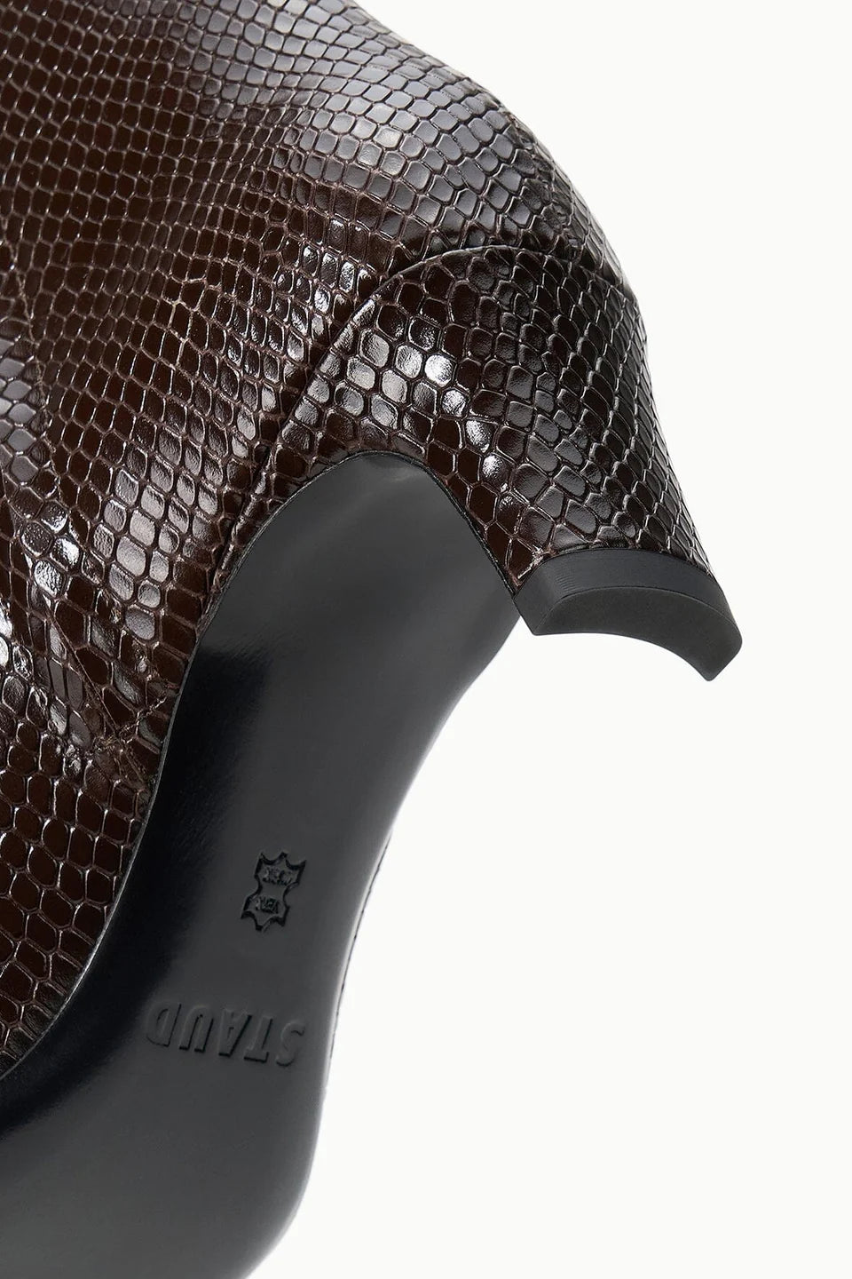 Wally Ankle Boot - Espresso Snakeskin