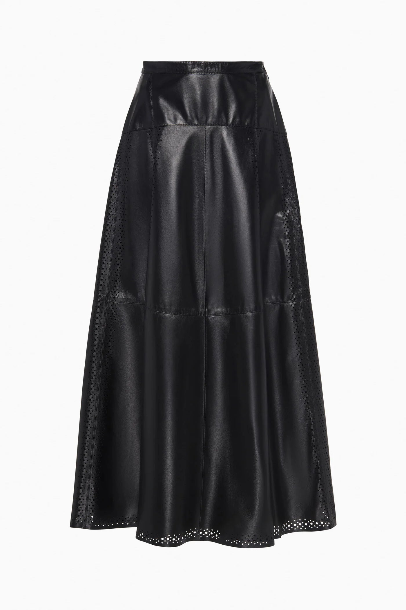Aninda Leather Midi Skirt - More Colors Available
