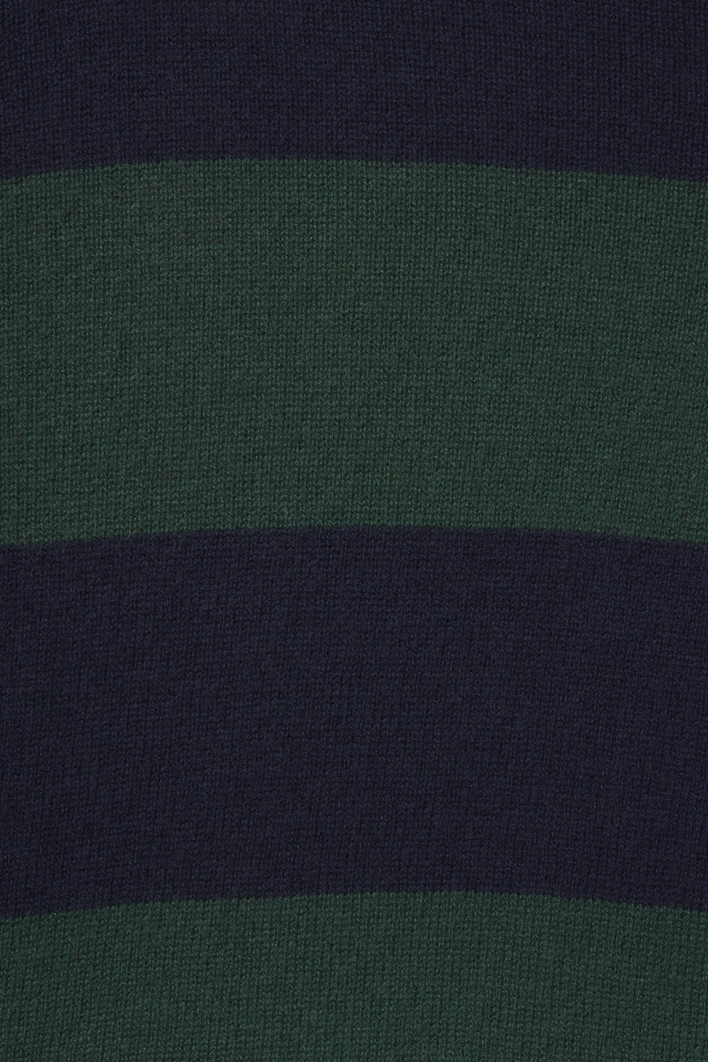 Ryann Sweater - Navy/Green