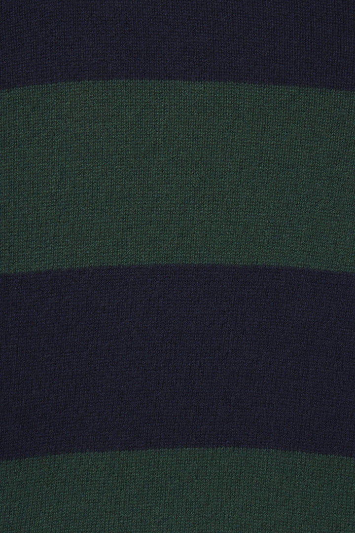 Ryann Sweater - Navy/Green