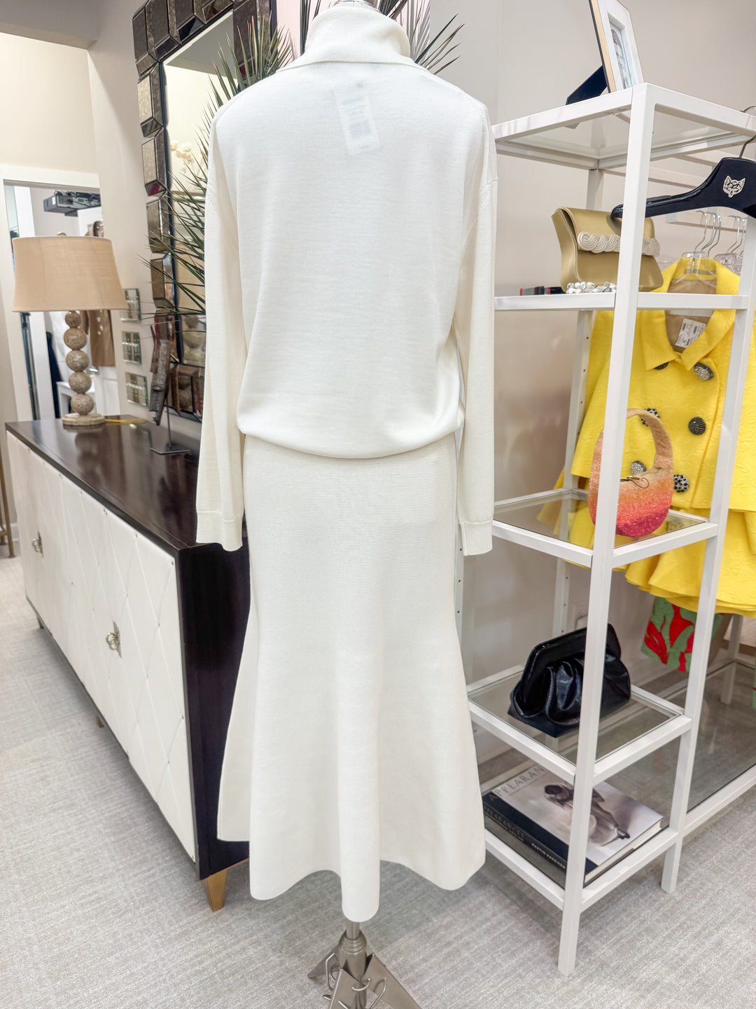 Aaliyah Long Sleeve Turtleneck - Ivory