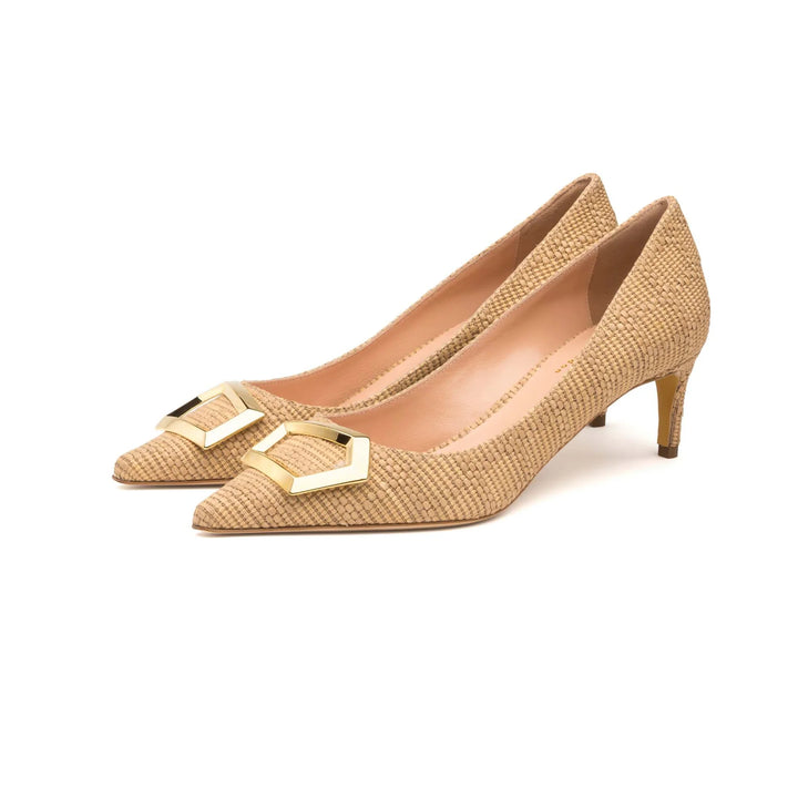 Osella Heels - Brown Print