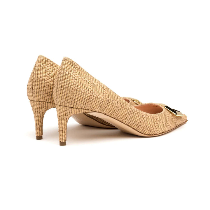 Osella Heels - Brown Print