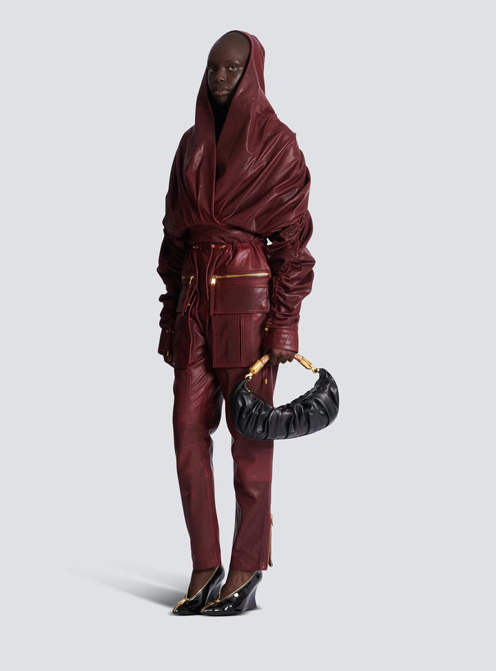 Medium Ebene bag in calfskin leather - Black