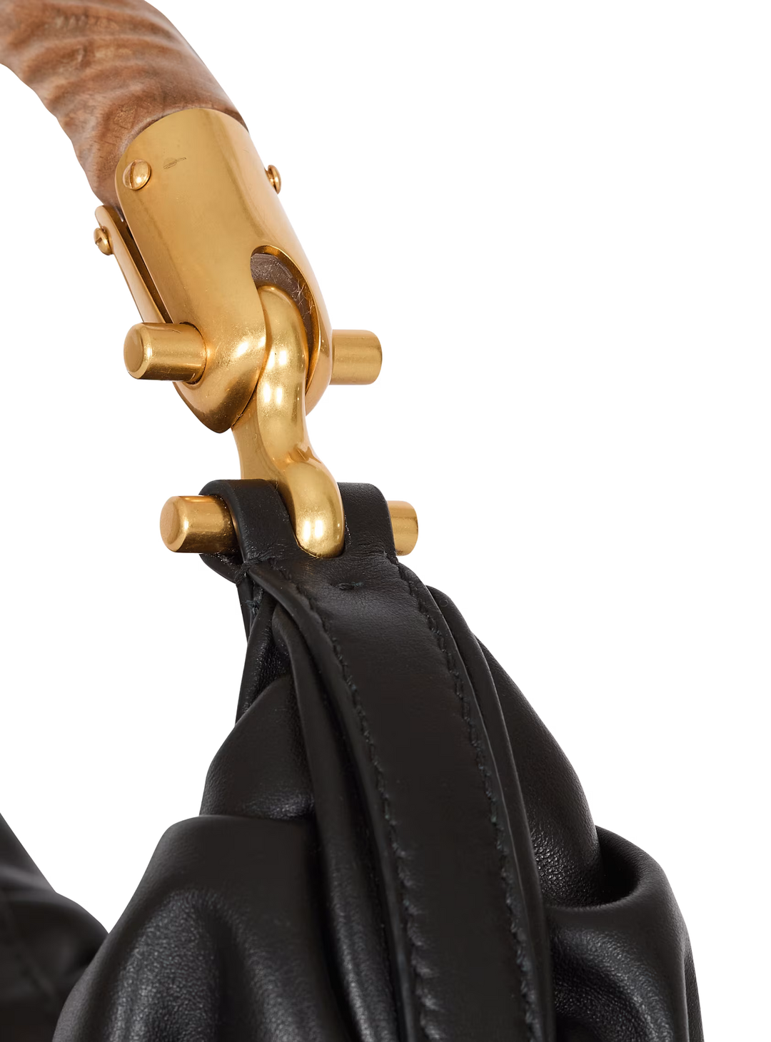 Medium Ebene bag in calfskin leather - Black