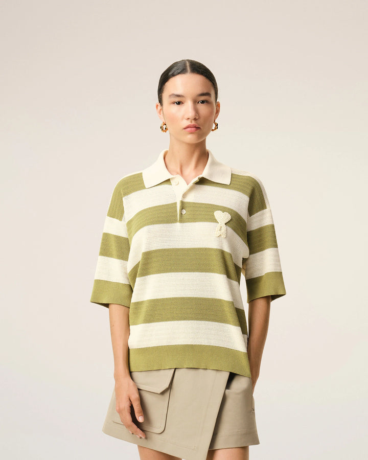 Short Sleeve Polo - Green Multi