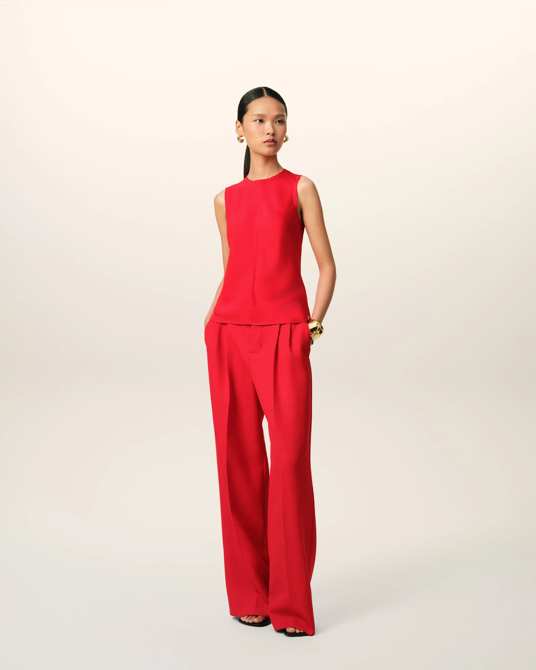 Red Sleeveless Top - More Colors Available